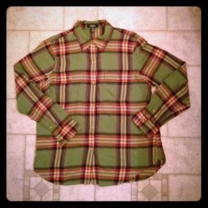 Chaps Plaid Button-down